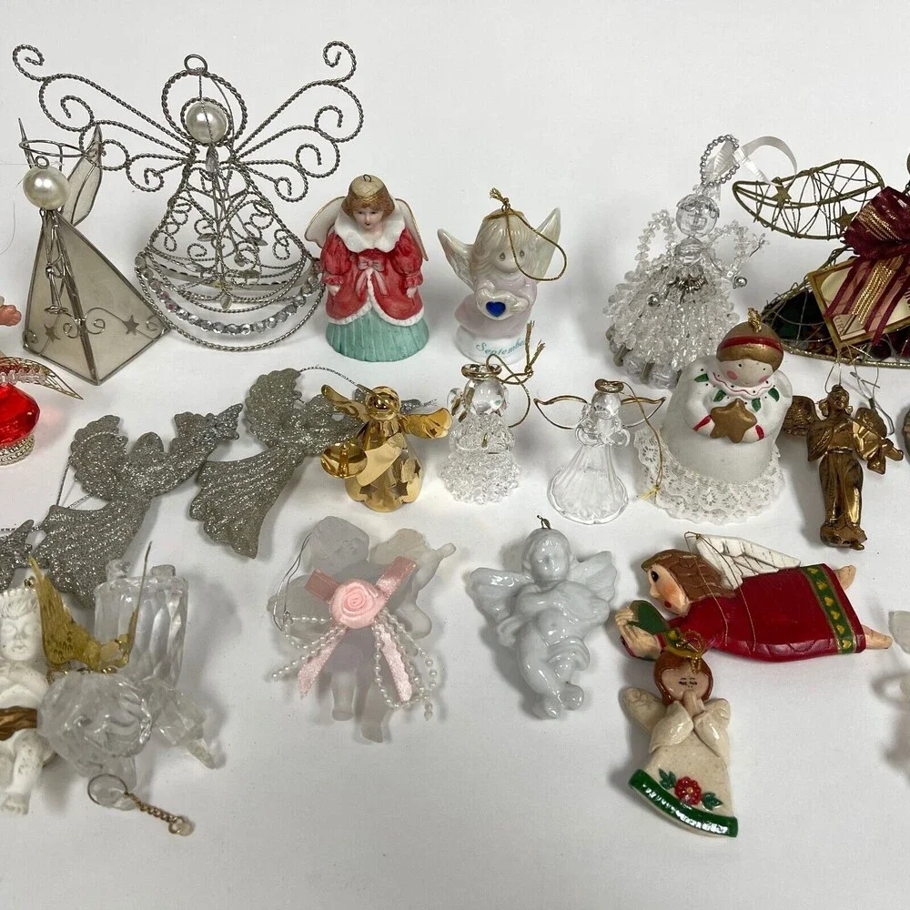 Angels Christmas Tree‎ Ornaments Lot of 28